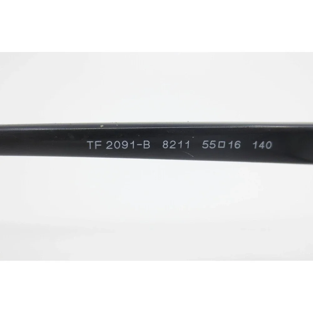 Tiffany & Co TF 2091-B 8211 Black Crystal Flower Rectangular Eyeglasses